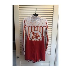 Popcorn biketard dance costume